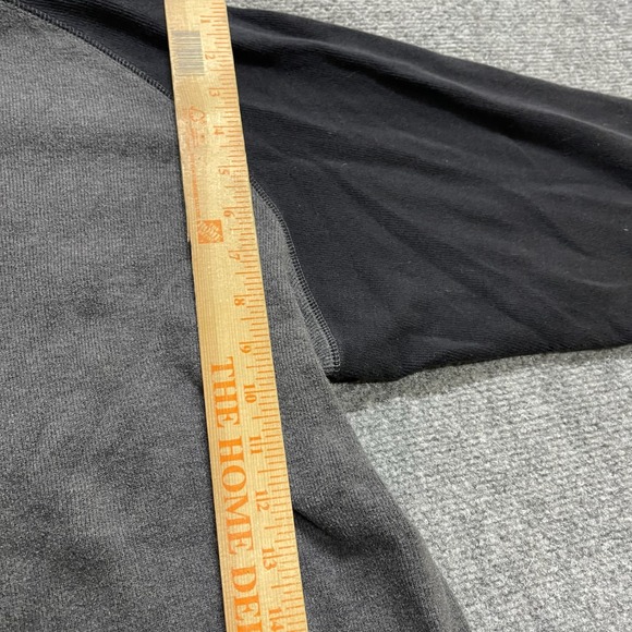 Vintage GAP Men's Black and Gray 1/4 Zip Pullover Sweater - Picture 7 of 8